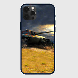 Чехол для iPhone 12 Pro Max Танк Е100, цвет: 3D-черный