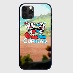 Чехол для iPhone 12 Pro Max Cuphead природа, цвет: 3D-черный