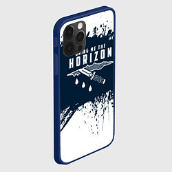 Чехол для iPhone 12 Pro Max Bring Me the Horizon рана, цвет: 3D-тёмно-синий — фото 2