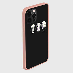 Чехол для iPhone 12 Pro Max Каонаси-Безликий, цвет: 3D-светло-розовый — фото 2