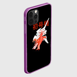 Чехол для iPhone 12 Pro Max Евангелион: EVA-01, цвет: 3D-сиреневый — фото 2