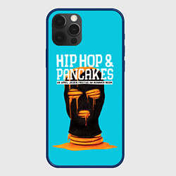Чехол для iPhone 12 Pro Max Balaclava hip-hop and pancakes, цвет: 3D-тёмно-синий