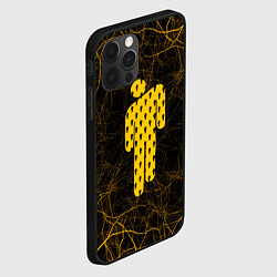 Чехол для iPhone 12 Pro Max Билли айлиш паутина абстракция, цвет: 3D-черный — фото 2