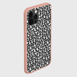 Чехол для iPhone 12 Pro Max Череп мелкий, цвет: 3D-светло-розовый — фото 2