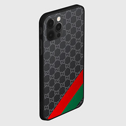 Чехол для iPhone 12 Pro Max В стиле gucci, цвет: 3D-черный — фото 2