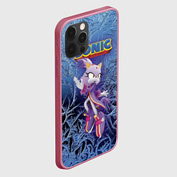 Чехол для iPhone 12 Pro Max Blaze the Cat - Mario & Sonic Rio 2016 Olimpic Gam, цвет: 3D-малиновый — фото 2