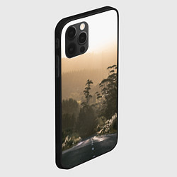 Чехол для iPhone 12 Pro Max Дорога в закaт, цвет: 3D-черный — фото 2