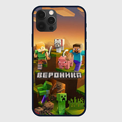 Чехол для iPhone 12 Pro Max Вероника Minecraft, цвет: 3D-черный