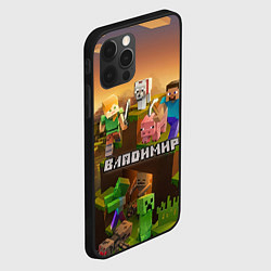 Чехол для iPhone 12 Pro Max Владимир Minecraft, цвет: 3D-черный — фото 2
