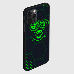 Чехол для iPhone 12 Pro Max Battletoads Абстракция соты, цвет: 3D-черный — фото 2