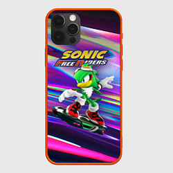 Чехол для iPhone 12 Pro Max Jet-the-hawk - Sonic Free Riders, цвет: 3D-красный