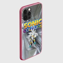 Чехол для iPhone 12 Pro Max Silver Hedgehog - Sonic - Video Game, цвет: 3D-малиновый — фото 2
