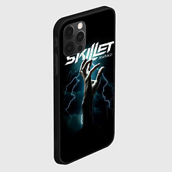 Чехол для iPhone 12 Pro Max Группа Skillet, цвет: 3D-черный — фото 2