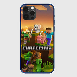 Чехол iPhone 12 Pro Max Екатерина Minecraft