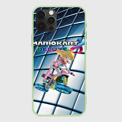 Чехол для iPhone 12 Pro Max Принцесса Персик гонщица - Mario Kart 8 Deluxe, цвет: 3D-салатовый