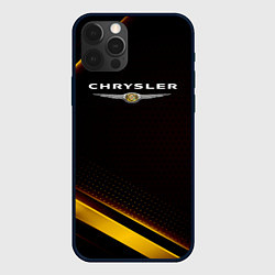 Чехол для iPhone 12 Pro Max Chrysler Абстракция, цвет: 3D-черный