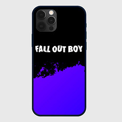 Чехол iPhone 12 Pro Max Fall Out Boy purple grunge