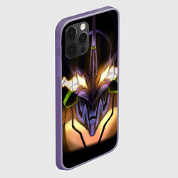 Чехол для iPhone 12 Pro Max Eva 01: Evangelion, цвет: 3D-серый — фото 2