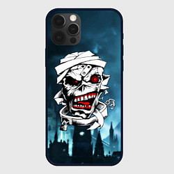 Чехол для iPhone 12 Pro Max Mummy - crazy face, цвет: 3D-черный