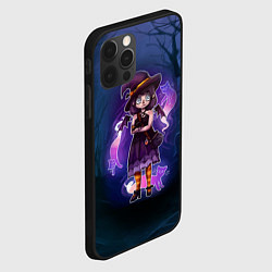 Чехол для iPhone 12 Pro Max Ведьма-малолетка с котами - Halloween, цвет: 3D-черный — фото 2