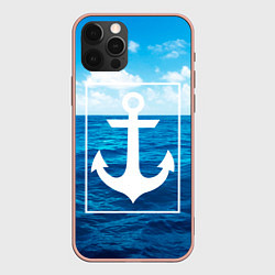 Чехол iPhone 12 Pro Max Anchor - marine theme