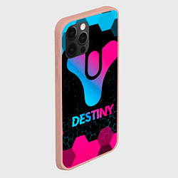 Чехол для iPhone 12 Pro Max Destiny - neon gradient, цвет: 3D-светло-розовый — фото 2