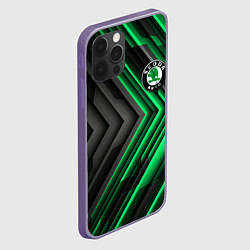 Чехол для iPhone 12 Pro Max Skoda строгий стиль, цвет: 3D-серый — фото 2