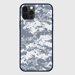 Чехол для iPhone 12 Pro Max UCP камуфляж США, цвет: 3D-черный