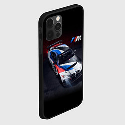 Чехол для iPhone 12 Pro Max BMW M4 GT4 - M Performance - Motorsport, цвет: 3D-черный — фото 2