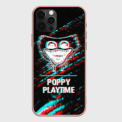 Чехол для iPhone 12 Pro Max Poppy Playtime в стиле glitch и баги графики на те, цвет: 3D-светло-розовый