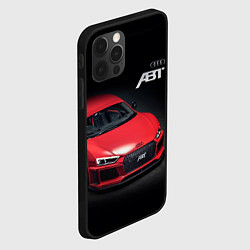 Чехол для iPhone 12 Pro Max Audi quattro ABT autotuning, цвет: 3D-черный — фото 2