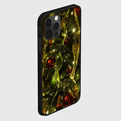 Чехол для iPhone 12 Pro Max Нарядная новогодняя елка, цвет: 3D-черный — фото 2