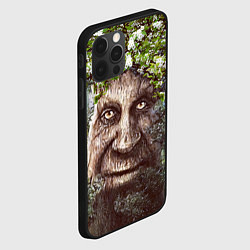 Чехол для iPhone 12 Pro Max Мудрое Таинственное Дерево, цвет: 3D-черный — фото 2