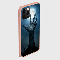 Чехол для iPhone 12 Pro Max Zombie night party, цвет: 3D-светло-розовый — фото 2