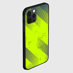 Чехол для iPhone 12 Pro Max Green sport style, цвет: 3D-черный — фото 2