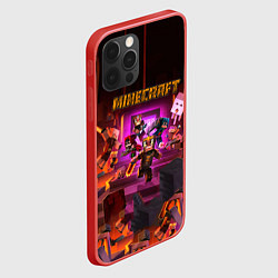 Чехол для iPhone 12 Pro Max Minecraft art, цвет: 3D-красный — фото 2