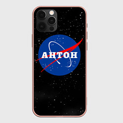 Чехол для iPhone 12 Pro Max Антон Наса космос, цвет: 3D-светло-розовый