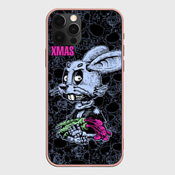 Чехол iPhone 12 Pro Max XMAS Zombie rabbit with carrot