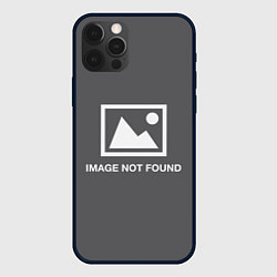 Чехол для iPhone 12 Pro Max Image not found, цвет: 3D-черный