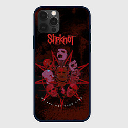 Чехол для iPhone 12 Pro Max Slipknot red satan, цвет: 3D-черный