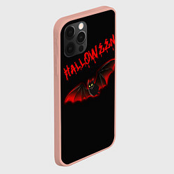 Чехол для iPhone 12 Pro Max Halloween : летучая мышь, цвет: 3D-светло-розовый — фото 2
