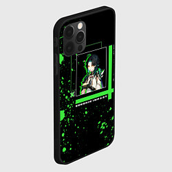 Чехол для iPhone 12 Pro Max Genshin Impact: Xiao, цвет: 3D-черный — фото 2