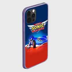 Чехол для iPhone 12 Pro Max Team Sonic Racing - Ёжик и его точило, цвет: 3D-серый — фото 2