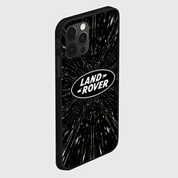 Чехол для iPhone 12 Pro Max Ленд Ровер эмблема, автомобильная тема, цвет: 3D-черный — фото 2