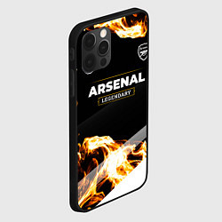 Чехол для iPhone 12 Pro Max Arsenal legendary sport fire, цвет: 3D-черный — фото 2