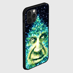 Чехол для iPhone 12 Pro Max Мудрое Новогоднее Дерево, цвет: 3D-черный — фото 2