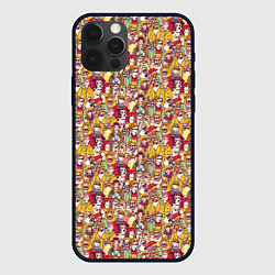 Чехол для iPhone 12 Pro Max Люди и животные, цвет: 3D-черный