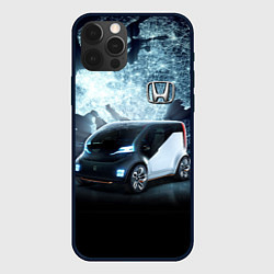 Чехол для iPhone 12 Pro Max Honda concept on the background of a neon world ma, цвет: 3D-черный