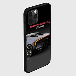 Чехол для iPhone 12 Pro Max Honda Racing Team - Japan, цвет: 3D-черный — фото 2