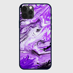 Чехол для iPhone 12 Pro Max Красочная абстракция, цвет: 3D-черный